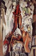 Delaunay, Robert Eiffel Tower oil painting on canvas